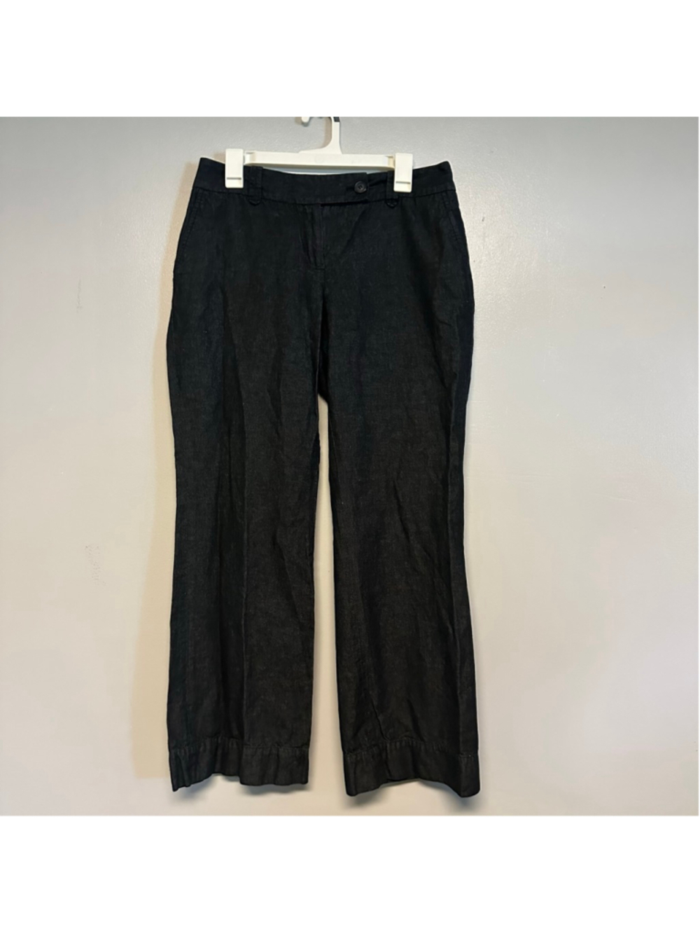 Ann Taylor LOFT Dark Gray Wide Leg Pants Women’s Size 10 Business Career